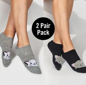 NWT π± Ladies 2 Pair Cat Socks